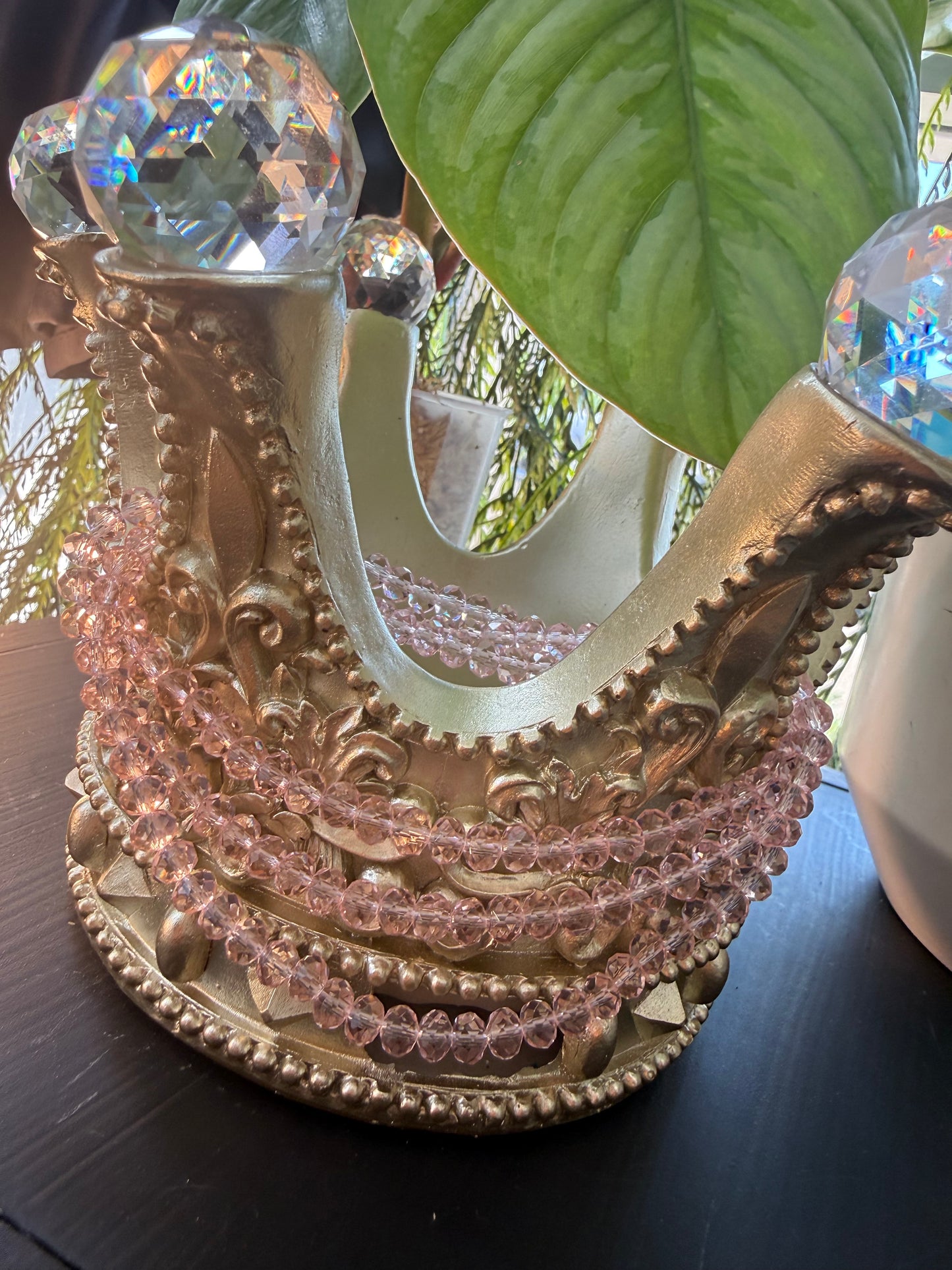 Pink elastic waistbeads
