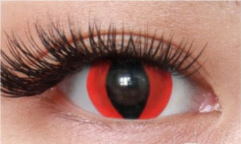 Red snake eyes