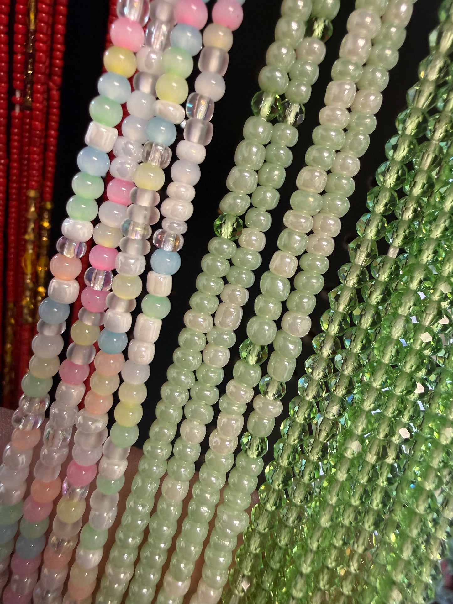 WAISTBEADS (please contact me for colors )