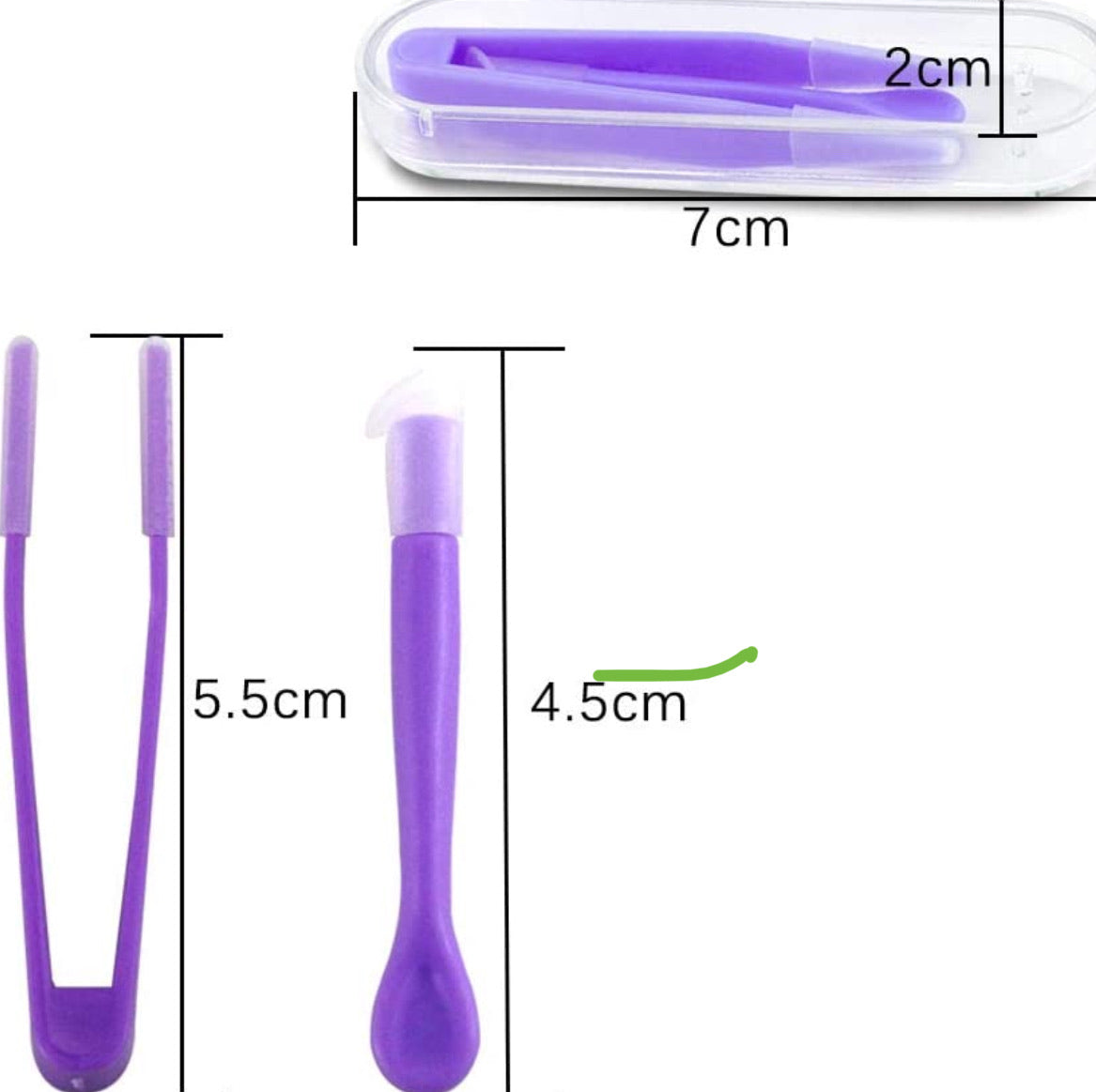 Contact emergency lens stick